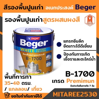 สีรองพื้นปูนเก่า อเนกประสงค์ เบเยอร์ B-1700 ( ผสมผงสี ) 3.785 ลิตร