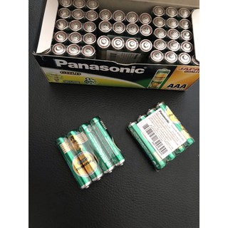 พร้อมส่ง&gt; ถ่านไฟฉาย Panasonic Gold แมงกานีส โกลด์ AA เขียว