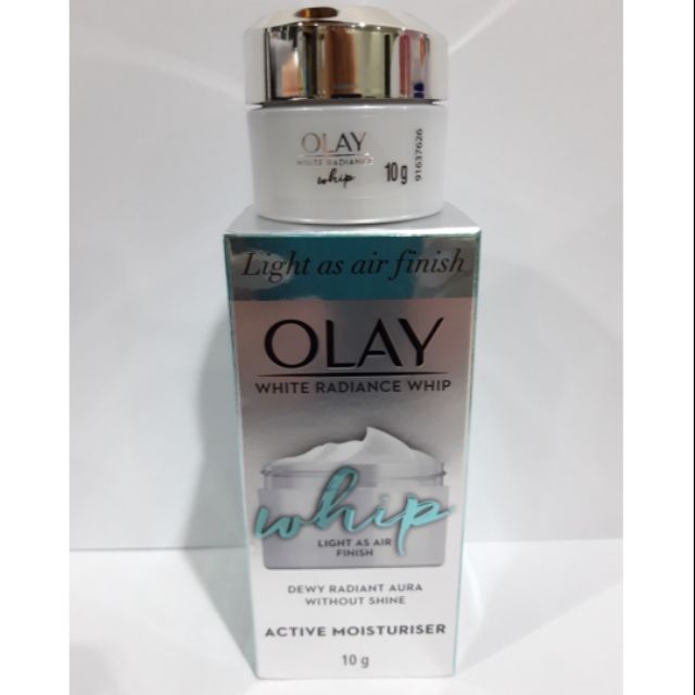 10ml ครีมวิปหน้าขาวใส Olay white radiance whip advance whitening active moisturiser