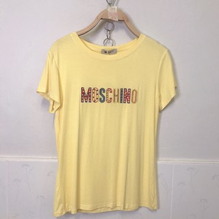 เสื้อยืดแฟชั่นผ้าดีมากงานปักmoshino