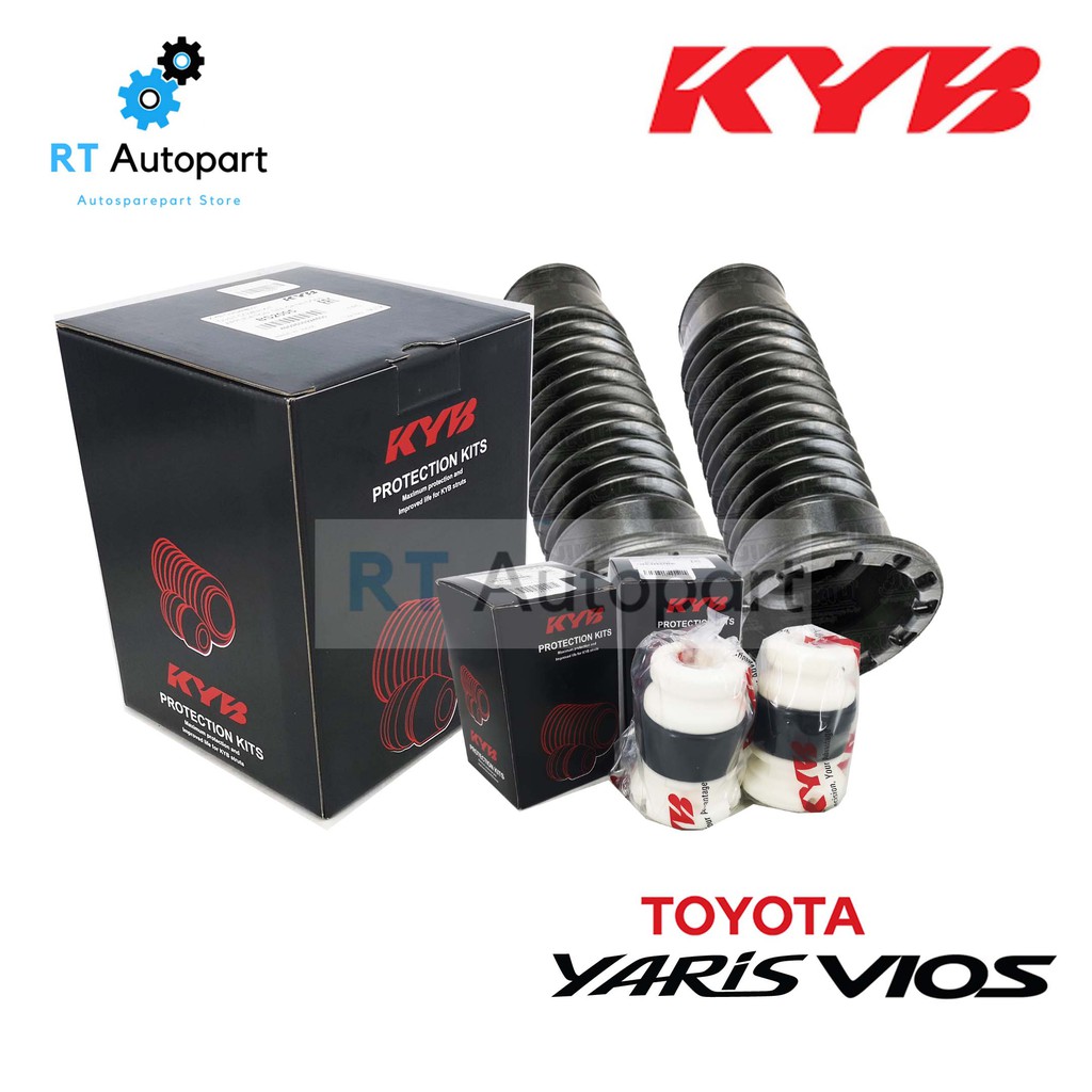 KYB / RBI (ชุด) กันฝุ่นโช้คหน้า Toyota Vios Yaris ปี07-12 / กันฝุ่นโช้ค กันกระแทกโช้ค / 48157-0D060 