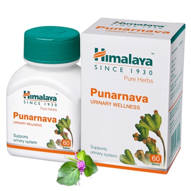 Himalaya Punarnava 60 เม็ด ดูแลระบบปัสสาวะ