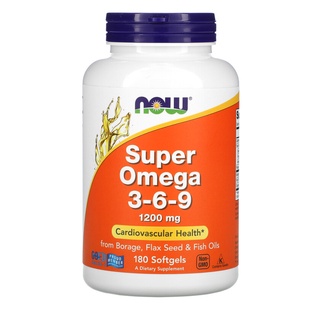 Now Foods, Super Omega 3 - 6 - 9, 1200 mg