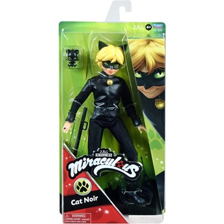 Miraculous Cat Noir Action Doll by Playmates Toys ตุ๊กตาแมว มหัศจรรย์ Noir ของเล่นสําหรับเด็ก