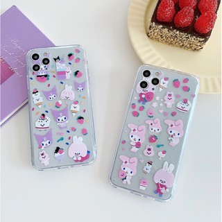 พร้อมส่ง Ricoo X Sanrioo เคสip 12 กันเลนส์กล้อง case ip12