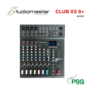 Studiomaster CLUB XS 8+ MIXER 4 MIC INPUT, 2 STEREO