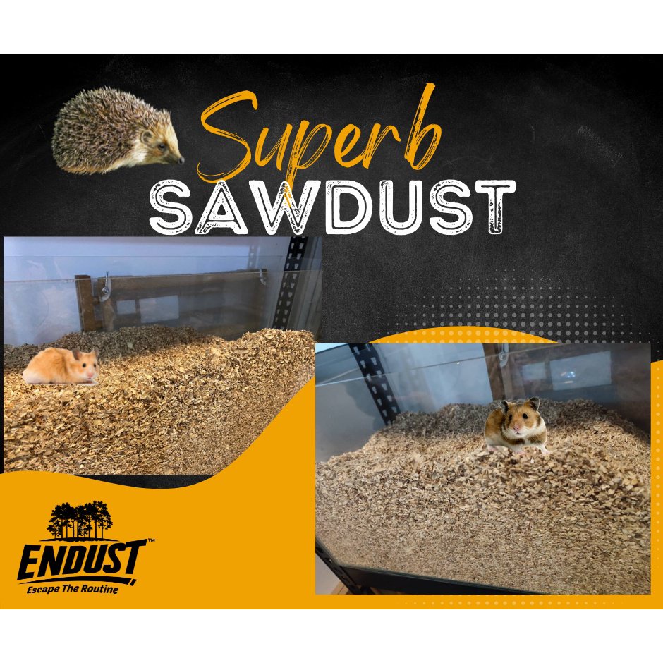 ENDUST 6KG SUPERB SAWDUST for Hamster Bedding Pet Bedding Guinea Pig