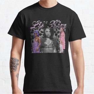 ROUNDคอลูกเรือNeckใหม่ เสื้อยืด พิมพ์ลาย Lil Kim 90S สไตล์ฮิปฮอป Elmnef90Hcgccf29 สําหรับผู้ชาย-4XL