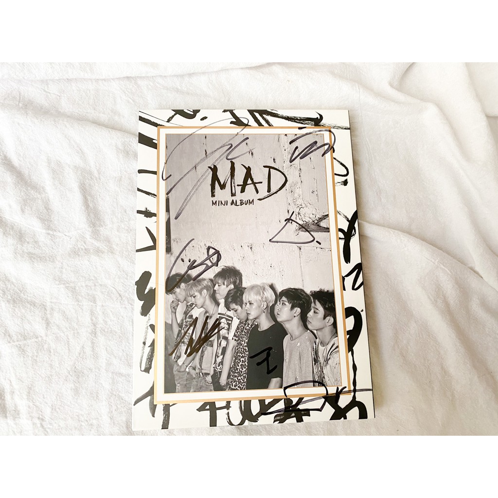 อัลบั้มไซน์ Mad Got7 มีลายเซ็นต์ครบ 7 คน ลายเซ็นต์แท้ ควรแค่แก่การสะสม