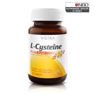 วิสทร้า แอล-ซิสเทอีน พลัส ไบโอติน (30 เม็ด)VISTRA L-CYSTEINE PLUS BIOTIN (30 TABLETS)