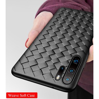 Huawei P50 P30 Mate 50 40 Pro P20 Lite P40 Pro+ P 50 40 30 20 Mate50 Mate40 Pro Weave TPU Soft Case Woven Grid Silicon Cover for Huawei P 40 Pro + Plus P20Pro P30Pro P40Pro P20Lite P30Lite P50Pro P40Pro