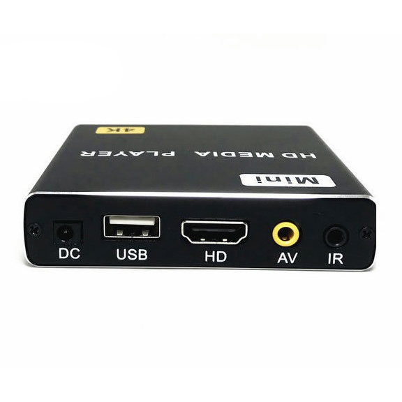 Mini 4K Advertising hdd media player เครื่องเล่น 4K แบบเสียบ USB ภายนอก มีตัวเลือกแบบ