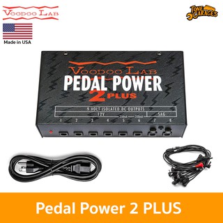 Voodoo Lab Pedal Power 2 Plus พาวเวอร์ซัพพลาย Power Supply จ่ายไฟ เอฟเฟค Pedalboard พร้อมสายไฟพ่วง Made in USA