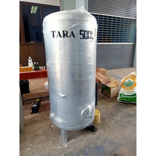 ถังแรงดัน เหล็กกาวาไนซ์ Pressure Tank Galvanize ขนาด 500 ลิตร ท่อน้ำทิ้ง 1 นิ้ว