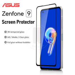 Asus Zenfone 9 Zenfone9 HD / Clear / Matte full / Non-full Coverage ฟิล์มกระจกนิรภัย ป้องกันหน้าจอ