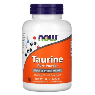 [แบ่งขาย] USA ทอรีน (ผง 15 กรัม) Taurine Pure Powder NOW FOODS 15g (Exp: 03/2026)