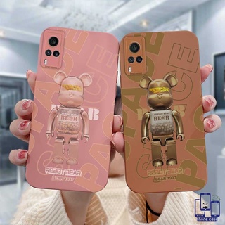 Soft Case Samsung A32 A52 A12 A51 A03S A10S A50 A20S ช็อกโกแลต สําหรับ เคสซัมซุง J7 Prime A02S A20 A72 A50S A10 A30S A52S A30 M12 M10 M01S A54 A15 A16 A9 A5 Y12 Y20 A12 เคสโทรศัพท์มือถือ นิ่ม ลายหุ่นยนต์หมี ดวงตานางฟ้า