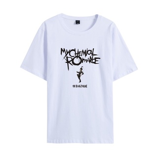 ใหม่ เสื้อยืดแขนสั้น พิมพ์ลาย My Chemical Romance My Chemical Romance เข้ากับทุกการแต่งกาย สไตล์ยุโรป อเมริกัน สําหรับผู