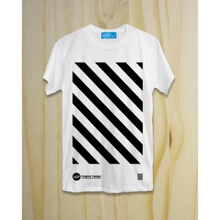 เสื้อยืด B-Stripe สีขาว แบรนด์ VERz x DONt