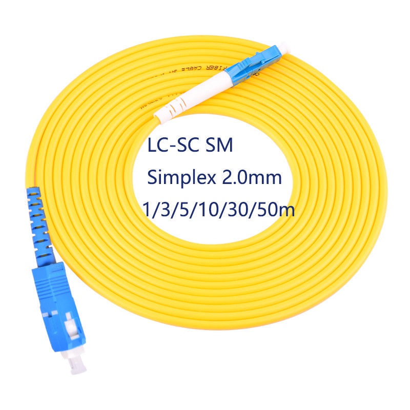 Pcsbag Sc Upc Lc Upc Simplex Mode Fiber Optic Patch Cord Cable Mm Or Mm Ftth Fiber Optic