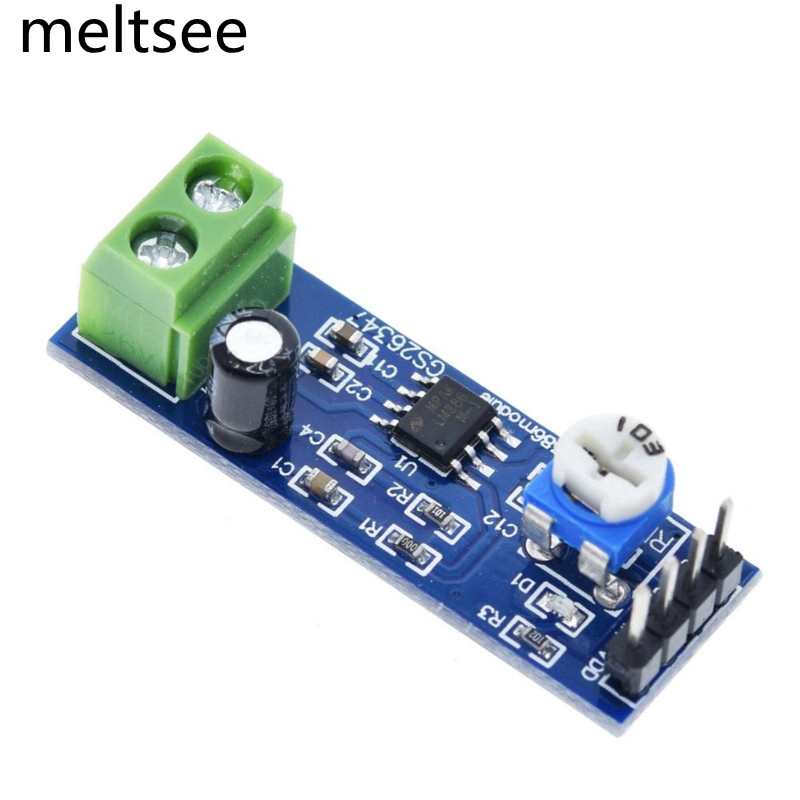 5PCS LM386 lm 386 โมดูลเพาเวอร์แอมป์ 200 times 5 v - 12v 5 ชิ้น