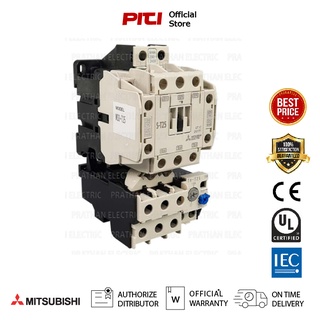 Mitsubishi Magnetic Contactor MSO-T35 220V 35A 2NO+2NC ชุดแมกเนติก + โอเวอร์โหลดรีเลย์