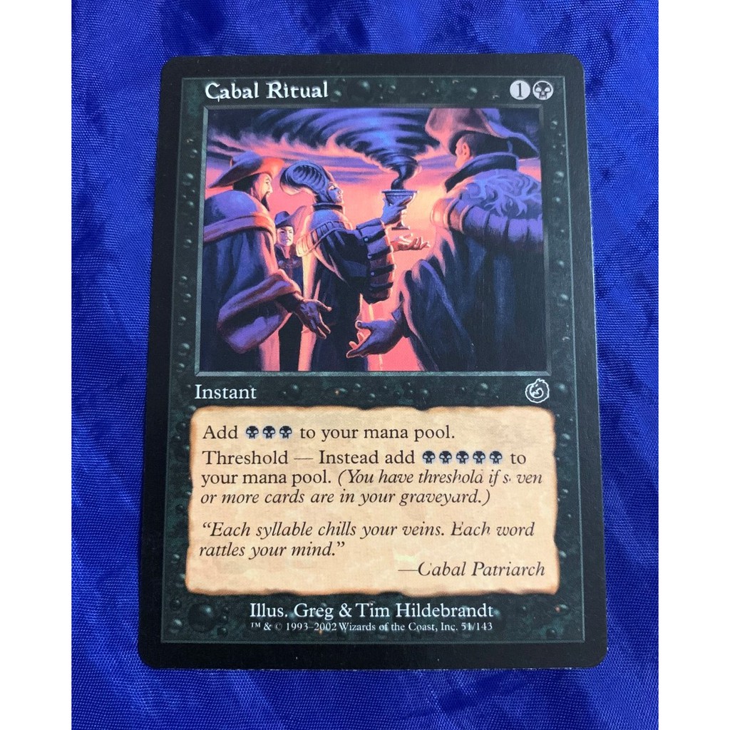 🃏🃏 MTG : Torment: Cabal Ritual 🔥English🔥 🃏🃏