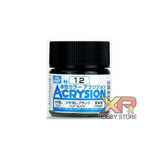 N12 Acrysion Flat Black (10 ml)