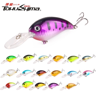 tokushima เหยื่อปลอมตกปลา CrankBait เหยื่อปลา อุปกรณ์ตกปลา เหยื่อปลอม Minnow Lure เหยื่อตกปลา รอกตีเหยื่อปลอม เหยื่อตกปลาช่อน Top Water Lure ตะขอเหยื่อตกปลานิล 10 ซม./13.6 กรัม