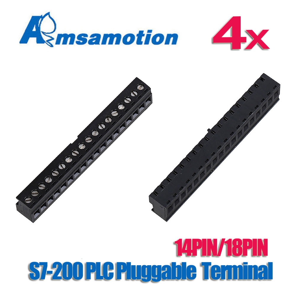 YY 4PC/Lot Terminal เหมาะสําหรับ Siemens S7-200 PLC 14pin 18pin Puggable Typle Terminal Connector สํ