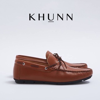 KHUNN (คุณณ์) รองเท้ารุ่น Wiseman Whiskey รองเท้าหนังออยสีน้ำตาล