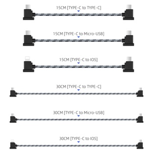 สายเคเบิลข้อมูล สําหรับ DJI Mini 3 Pro Mavic 3 Mini 2 Air 2S OSMO Pocket 2 Drone IOS Type-C Micro-USB อะแดปเตอร์เชื่อมต่อสายโทรศัพท์แท็บเล็ต