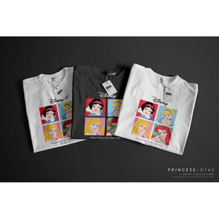 พร้อมส่ง!! เสื้อยืด Oversize คอกลมแขนสั้น ดีเทลลายเจ้าหญิง Princess