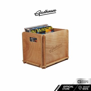 GADHOUSE Vinyl Storage Crate ลังไม้เก็บแผ่นเสียงไวนิล สามารถใส่แผ่นเสียงที่คุณรักได้มากถึง 45 แผ่น!!