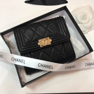 Chanel wallet ❌sale กระเป๋าสตางค์ ใบสั้น ชาแนล กล่องครบ