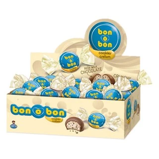 BON O BON บอนโอบอนลูกอมขนมหวานช็อกโกแลต 14-15กรัม ยกแพค 24ชิ้น