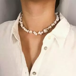 สร้อยคอ ลูกปัดคริสตัล สไตล์วินเทจ สำหรับผู้หญิง