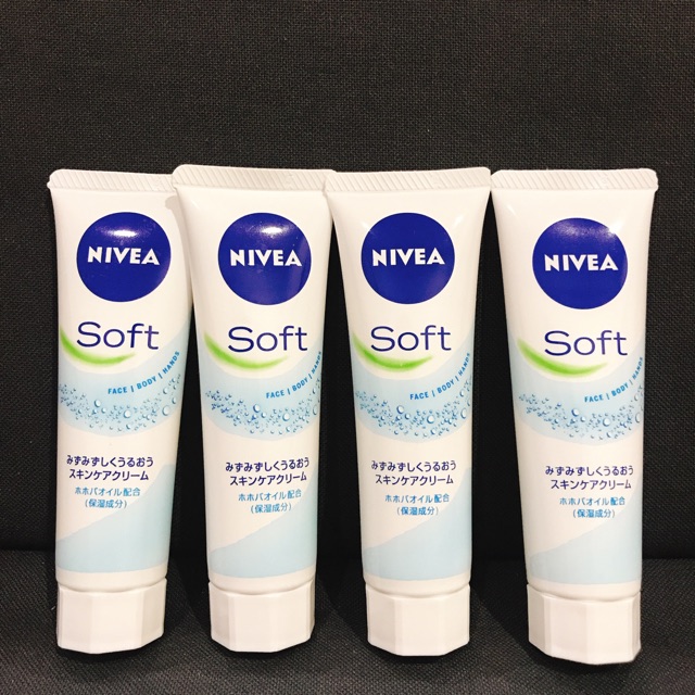 ครีม Nivea soft โลชั่นทาผิวหน้าและผิวกายแบบอ่อนโยน