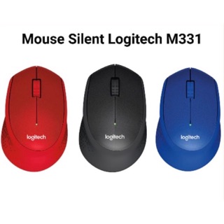 Wireless Optical Mouse LOGITECH (M331) รับประกันศูนย์ Synnex 1 ปี