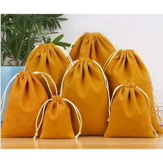 🔨🔨HDR🔨🔨 ถุงหูรูด ถุงกำมะหยี่ ขนาด13*18cm 11สีให้เลือก ถุงใส่เครื่องประดับ