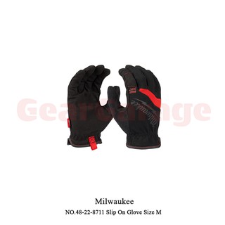 MILWAUKEE NO.48-22-8711 Slip On Glove Size M ถุงมือ Factory Gear By Gear Garage