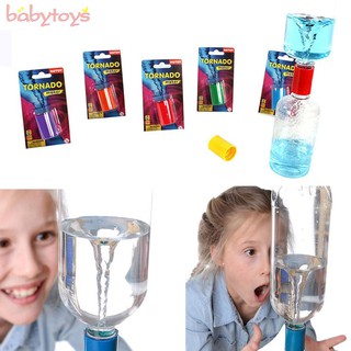 Water Tornado Maker Connector Novelty Science Experiment Kids Boys Girl Toy Gift