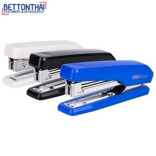 Deli 0229 Stapler เครื่องเย็บกระดาษเบอร์ 10 เย็บได้ 15 แผ่น คละสี 1 ชิ้น แม็ค แม็ก แม็กเย็บกระดาษ แม็คเย็บกระดาษ