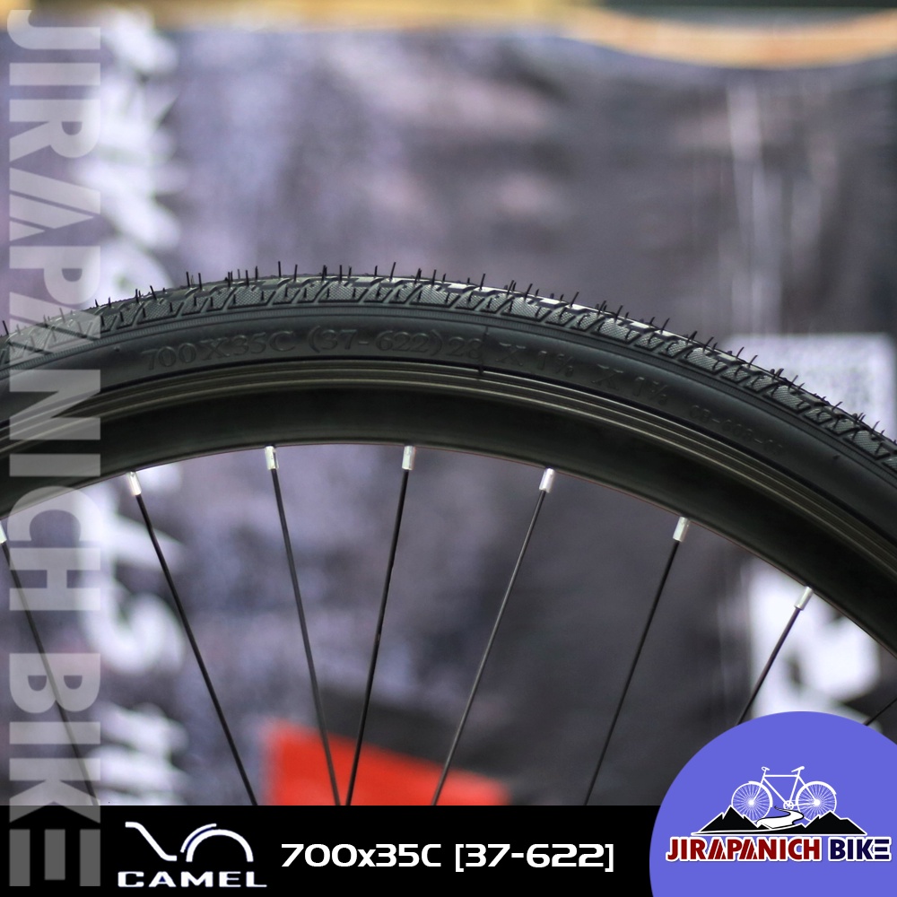 ยางนอกจักรยาน CAMEL 700x35c (37-622) ลายยาง CB-608