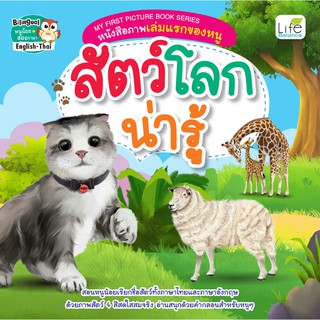 INSPAL: หนังสือ MY FIRST PICTURE BOOK SERIES หนังสือภาพเล่มแรกของหนู สัตว์โลกน่ารู้ 9786163812551 (Life Balance)