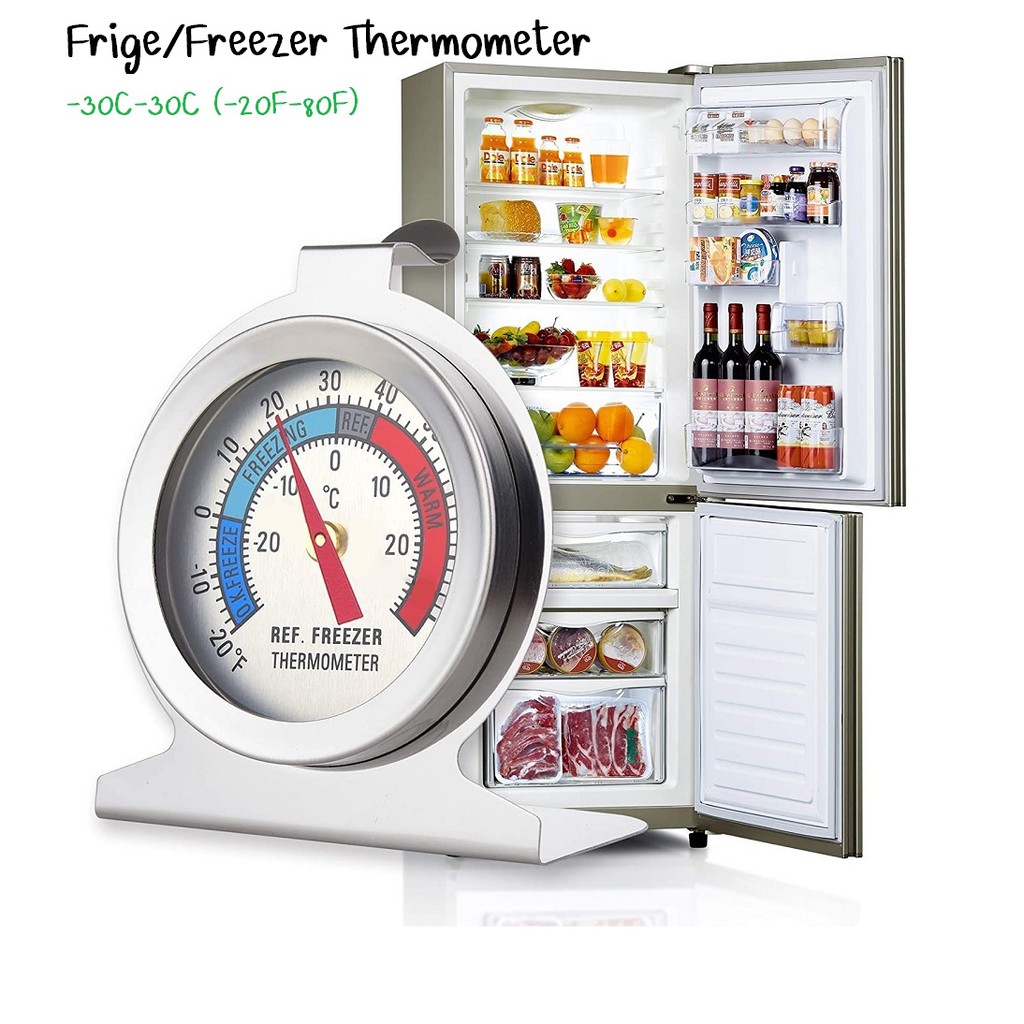 เทอร์โมมิเตอร์ตู้เย็น ตู้แช่ ที่วัดอุณหภูมิตู้เย็น Fridge Thermometer