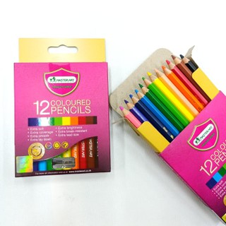 ดินสอสีไม้ มาสเตอร์อาร์ต แท่งสั้น 12 สี