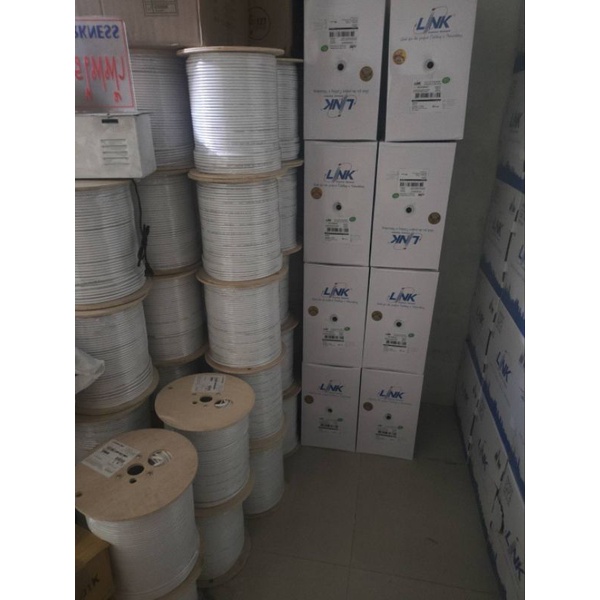 Cat6 Link สายแลน CAT6 LAN ภายใน ( 10-50 เมตร ) US-9106 indoor เดินภายใน ของแท้ 100%