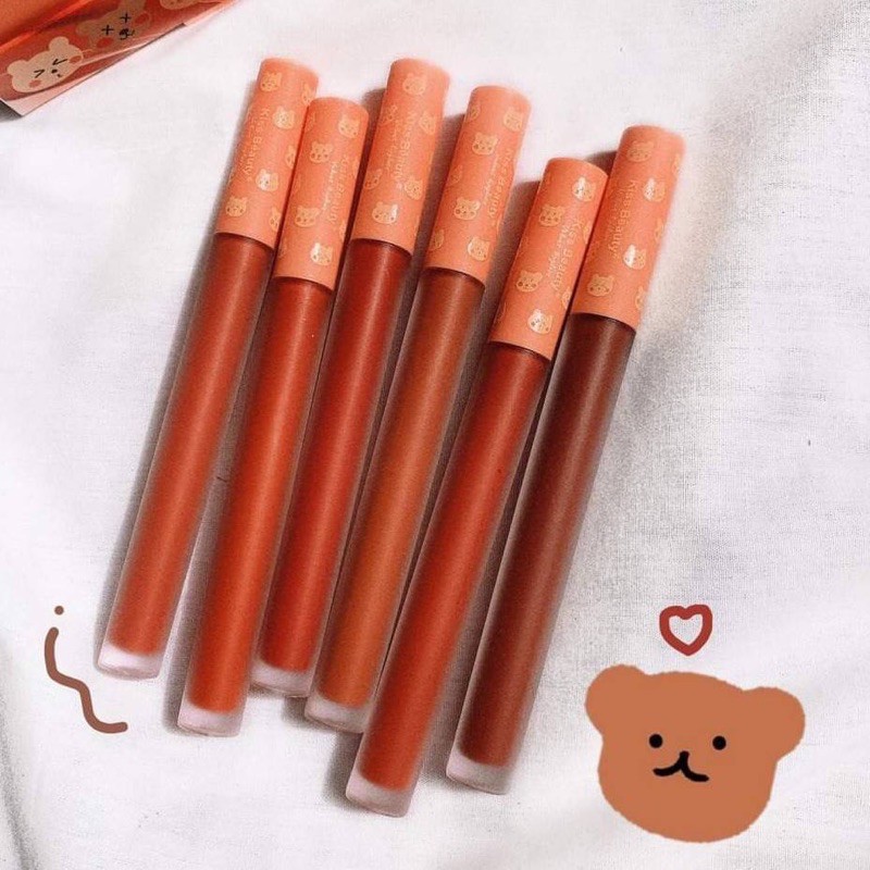 เซตลิปจุ่ม กันน้ำ kiss beauty