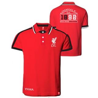 เช็คไซด์ก่อนสั่งซื้้อ !!!!!   เสื้อโปโลลิเวอร์พูล ลิขสิทธิ์แท้ LFC-PL-029   (RD)สีแดง   ราคา 650 บาท